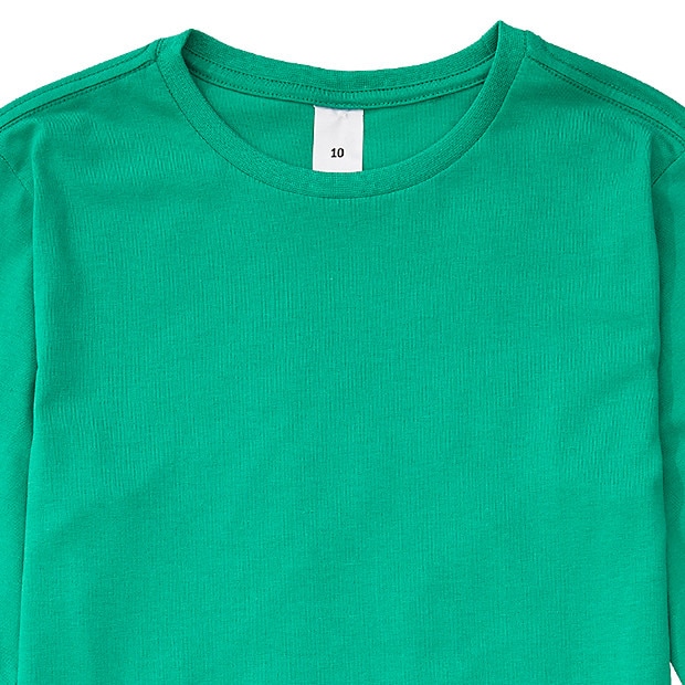 essentials Long Sleeve Plain T-Shirt - Green | Target Australia