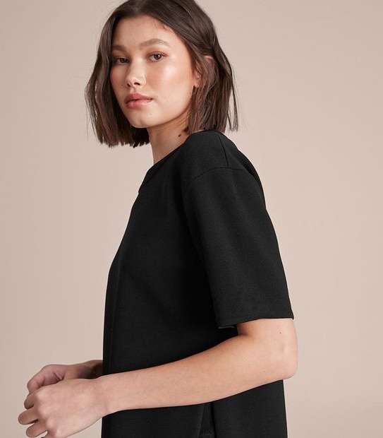 Preview Crepe Knit T-Shirt