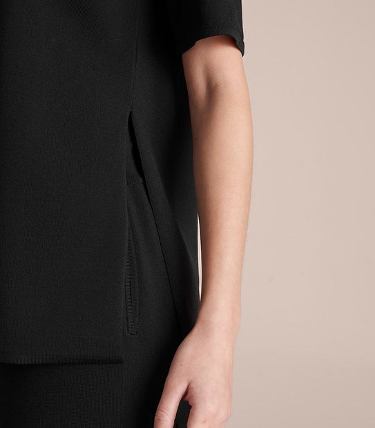 Preview Crepe Knit T-Shirt