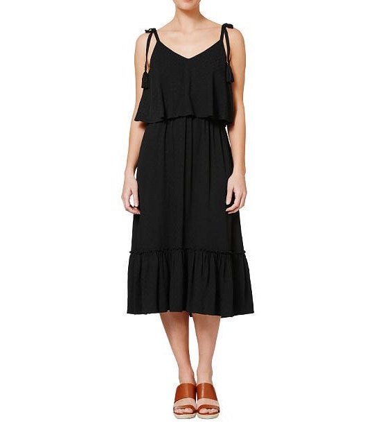 Frill Midi Dress