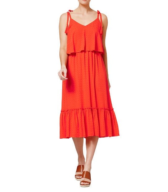 Frill Midi Dress