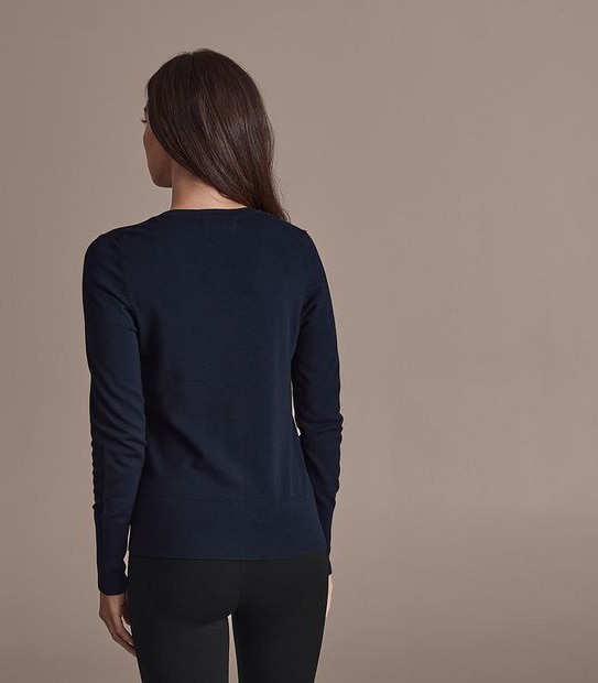 Preview Ribbed V-Neck Cardigan
