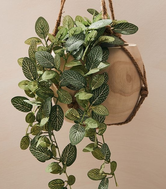 Hanging Wooden Planter Pot