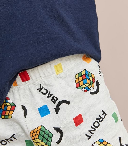 Unisex Kids Family Matching Rubiks Pyjama Set