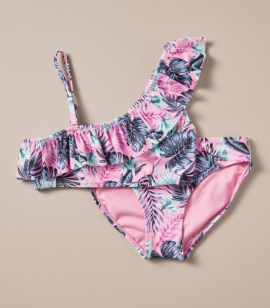 2 Piece Swim Frill Bikini Set