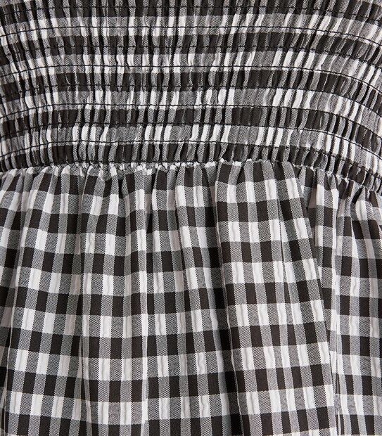 Preview Shirred Frill Strap Midi Dress