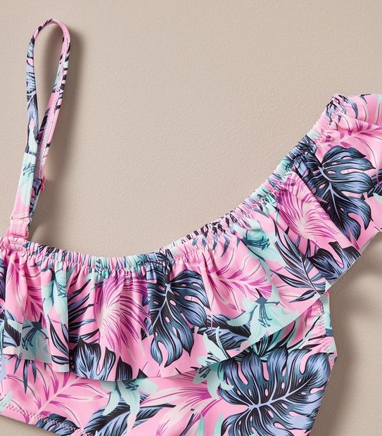 2 Piece Swim Frill Bikini Set