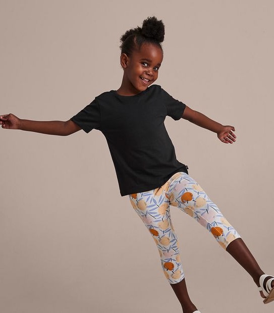 3/4 Print Leggings