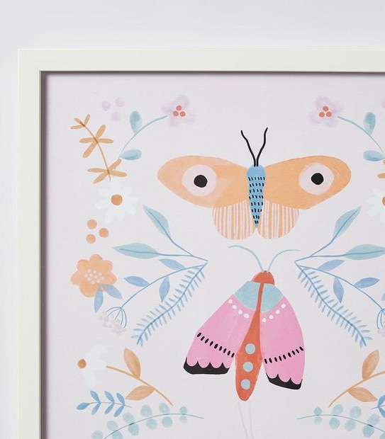 Kids Butterfly Framed Print