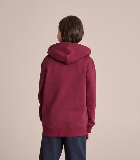School Fleece Zip Thru Hoodie