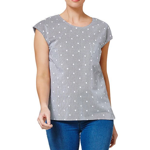 Linen Blend Shell Top Target Australia
