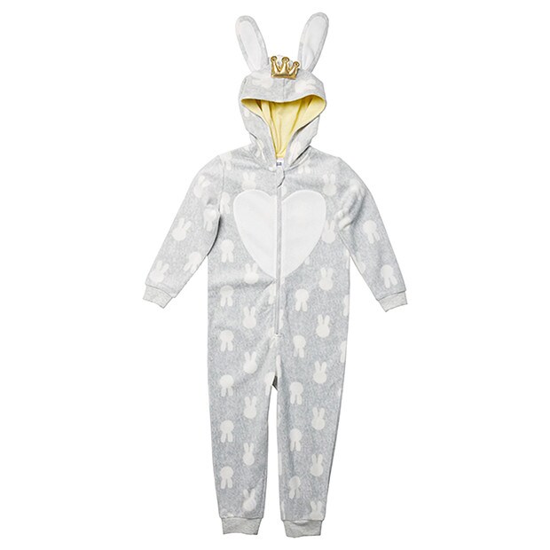 Bunny Print Fleece Sleepsuit Target Australia