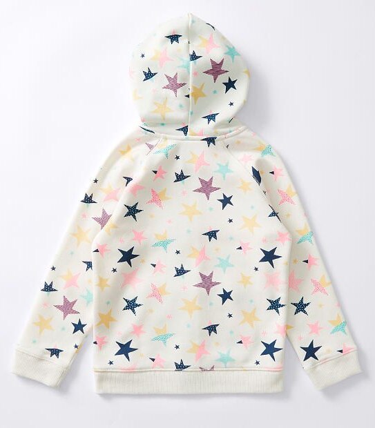 Star Zip Through Hoodie
