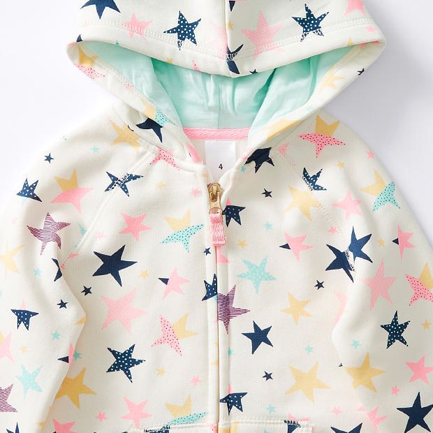 Star Zip Through Hoodie Target Australia