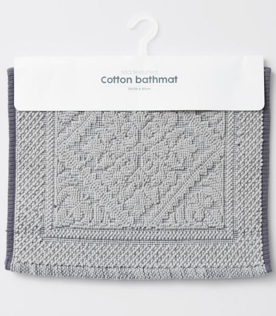 Mia Textured Bath Mat