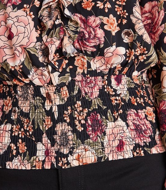 Dannii Minogue Petites Flutter Frill Neck Top