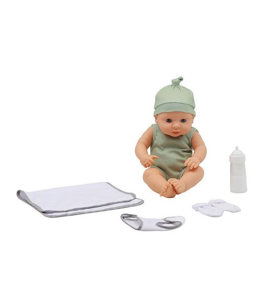 Nurture Me Newborn Baby Dolll & Accessories - Green