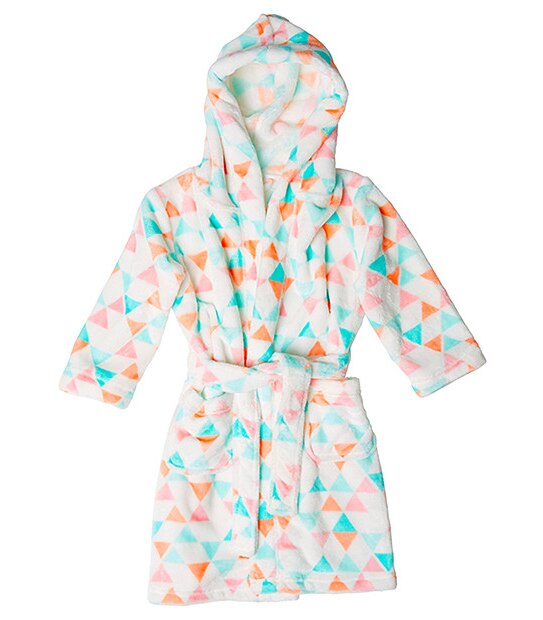 Triangle Print Hooded Dressing Gown Target Australia