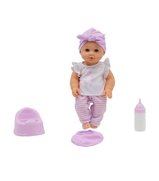 Nurture Me Drink & Wet Baby Doll Playset - Purple