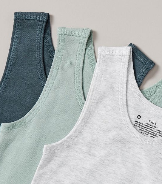 3 Pack Organic Cotton Singlets