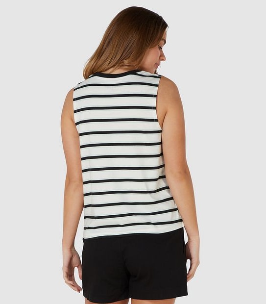 Mossimo Sands Tank Top - Black Stripe