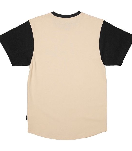 Mossimo Listed Short Sleeve T-shirt - Bone/Black