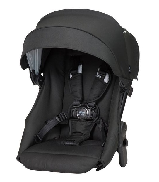 Steelcraft ONE 2 Second Seat - Black