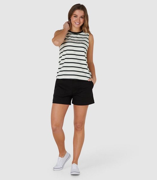 Mossimo Sands Tank Top - Black Stripe