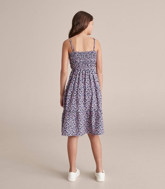 SW251781_01 S23 SL TIERED MIDI DRESS BLUE