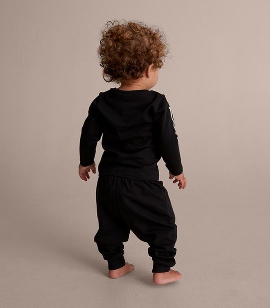 Unsiex Baby Family Matching Glow In The Dark Skeleton Cotton Pyjama Set