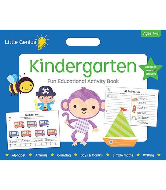 Little Genius Mega Pad Kindergarten: Fun Educational Activity Book 