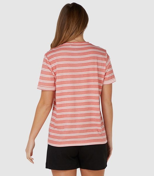 Mossimo Beverley Short Sleeve T-Shirt - Rose Stripe