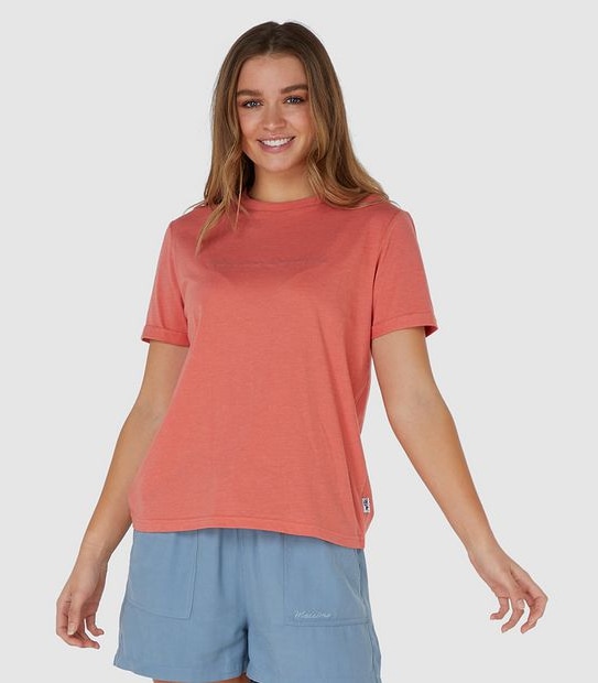 Mossimo Krista Short Sleeve T-Shirt - Rose Marle