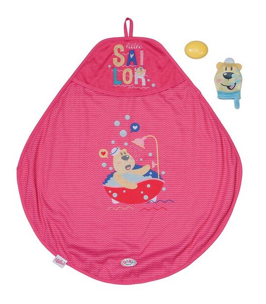 BABY born Bath Hooded Towel Set