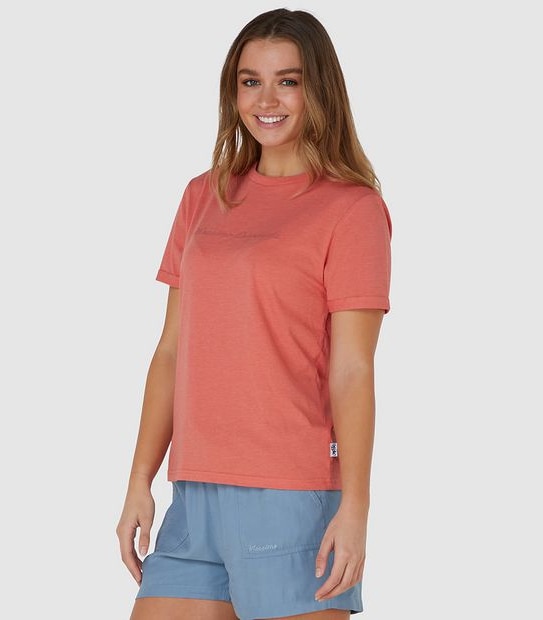 Mossimo Krista Short Sleeve T-Shirt - Rose Marle