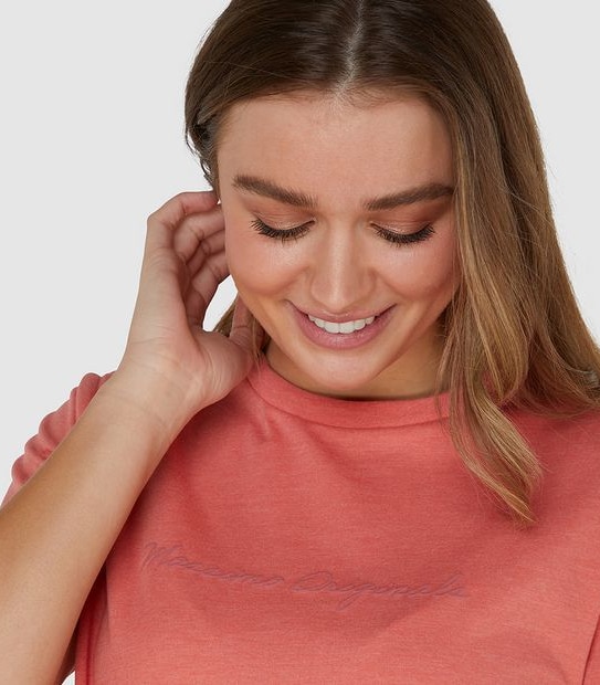 Mossimo Krista Short Sleeve T-Shirt - Rose Marle