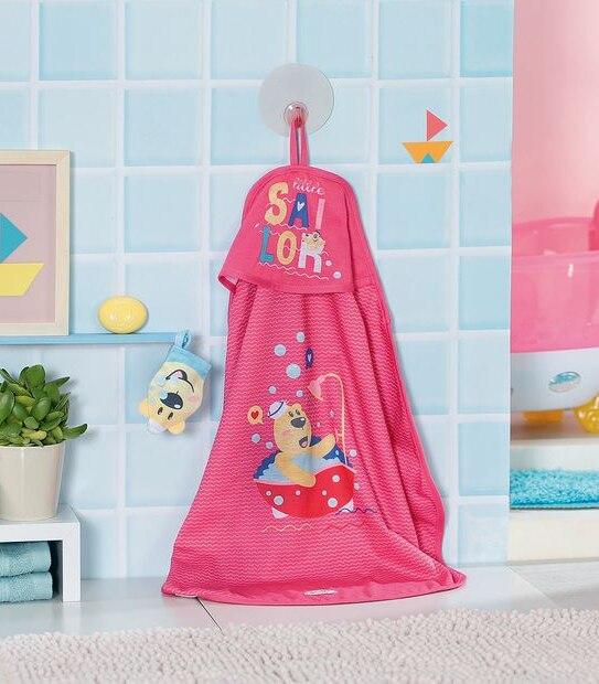 BABY born Bath Hooded Towel Set