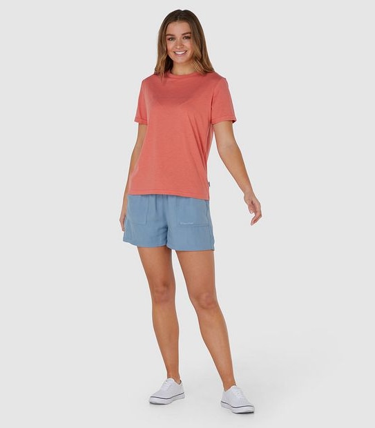 Mossimo Krista Short Sleeve T-Shirt - Rose Marle