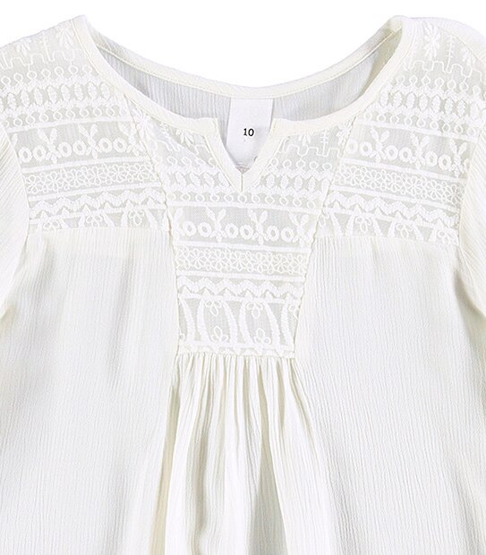 Long Sleeve Lace Front Top