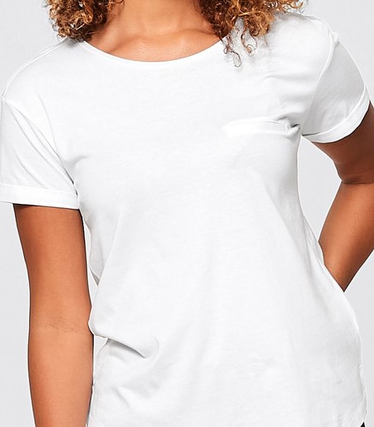 Relaxed Crew Neck T-Shirt - White 3 of 3