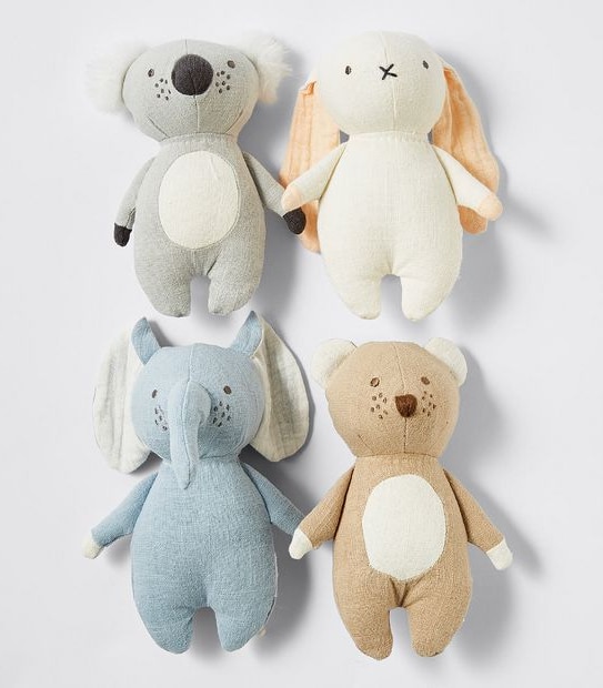 bub. Plush Rattle Assorted
