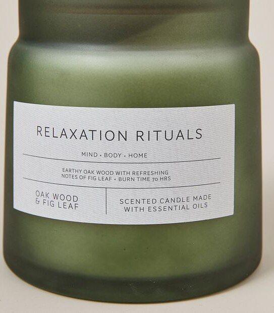 Relaxation Rituals Essential Oils Scented Candle