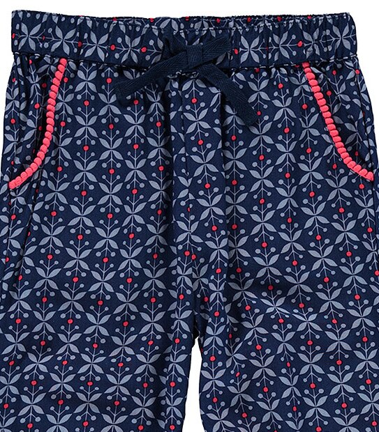 Geo Tile Print Harem Pants