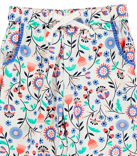 Floral Print Harem Pants