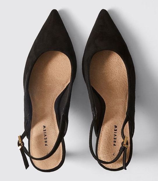 Preview Denton Sling Back Heels - Black