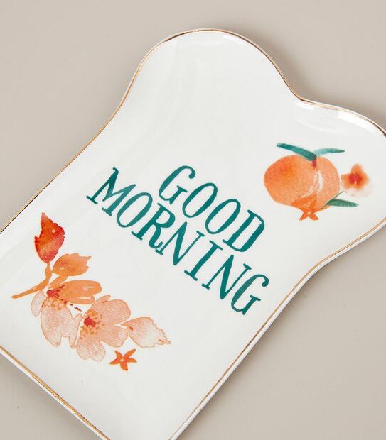2 Pack Breakfast Plates - Feelin' Peachy