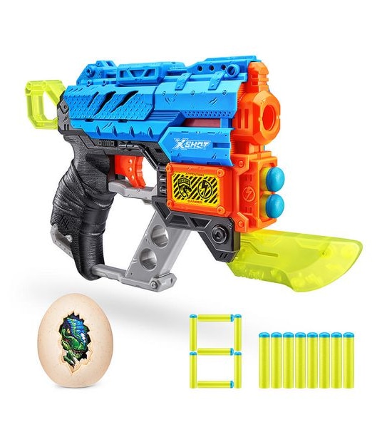 X-Shot Dino Attack Extinct Blaster (8 Darts, 1 Egg) by ZURU