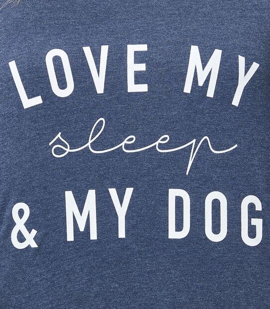 Extended Sizing Love Sleep and Dog Nightie
