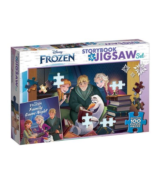 Disney Frozen Classic Book And Puzzle Box Set