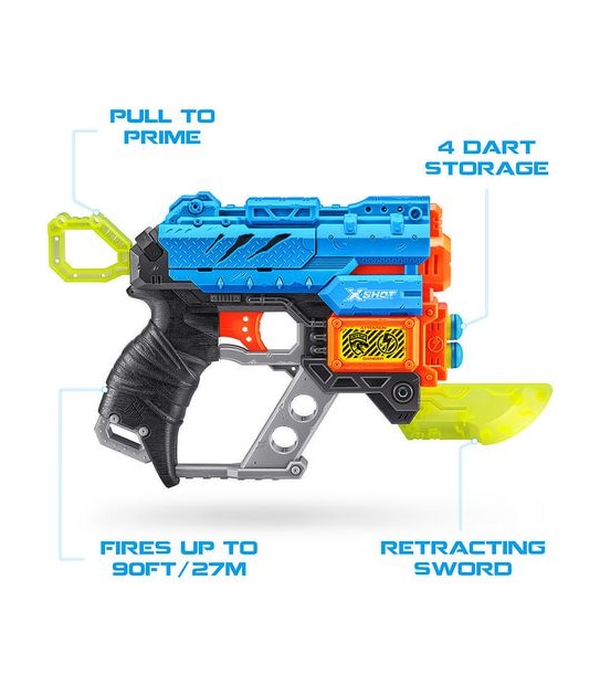 X-Shot Dino Attack Extinct Blaster (8 Darts, 1 Egg) by ZURU